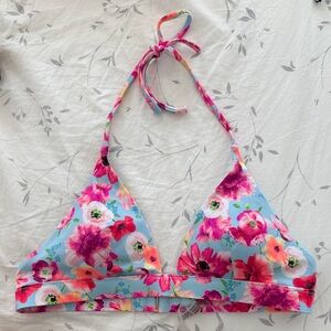 Victoria’s Secret Floral Halter Bikini Top
